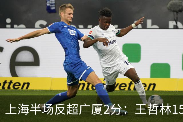 上海半场反超广厦2分：王哲林15+7压哨补篮 胡金秋12分布朗18分